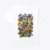 T-shirt Super Smash Bros Heroes - boutique geek - Cadeau Geek