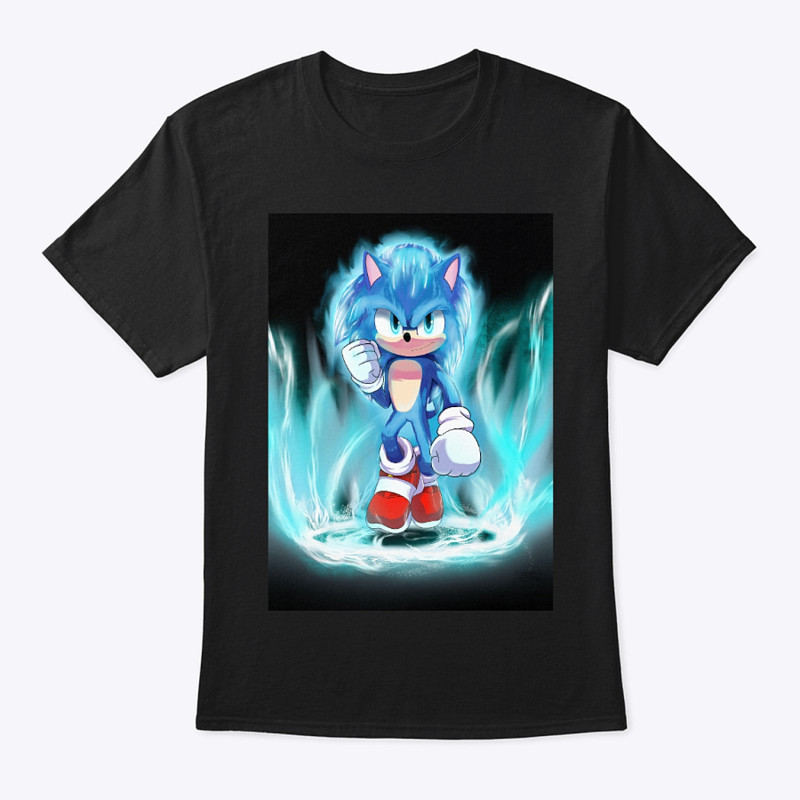 T-shirt Sonic My Power - boutique geek - Cadeau Geek