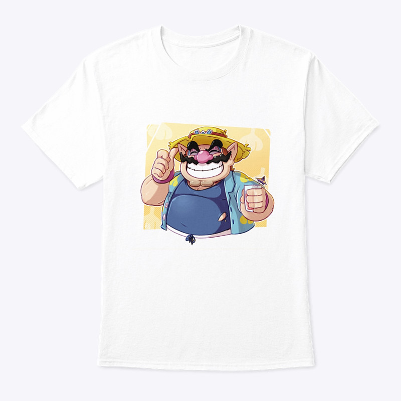 T-shirt Wario Drinky - boutique geek - Cadeau Geek