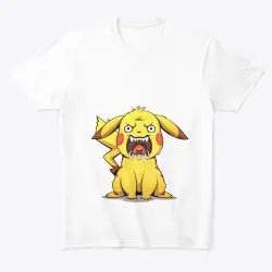 T-shirt Pikachu Angry Funny