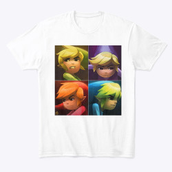 T-shirt Zelda Four Swords