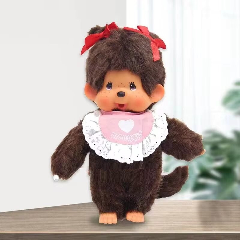 Peluche Kiki en Bavoir fille