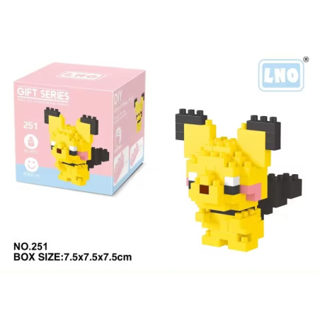 Figurine Pokemon Pichu nanoblock