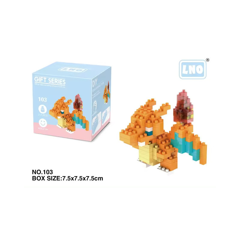 Figurine Pokemon Dracaufeu nanoblock