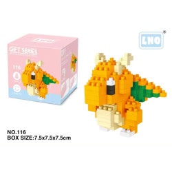 Figurine Pokemon Dracolosse nanoblock - boutique geek - Cadeau Geek