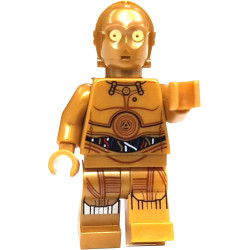 Lego Star Wars Minifigure C-3PO out - boutique geek - Cadeau Geek