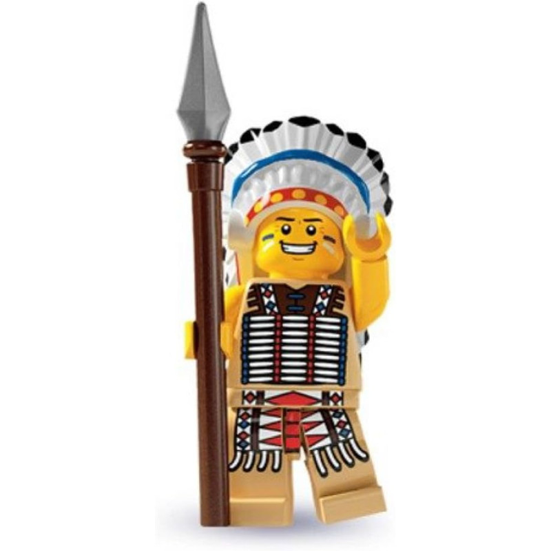 LEGO - Minifigures Series 3 - TRIBAL CHIEF - boutique geek - Cadeau Geek