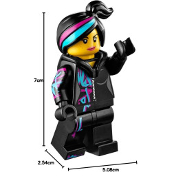 LEGO La LEGO Movie: Wyldstyle Avec Hoodie Down Mini-Figurine - boutique geek - Cadeau Geek