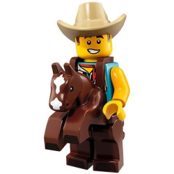 LEGO Series 18 Collectible Party Minifigure - Cowboy Costume Guy - boutique geek - Cadeau Geek