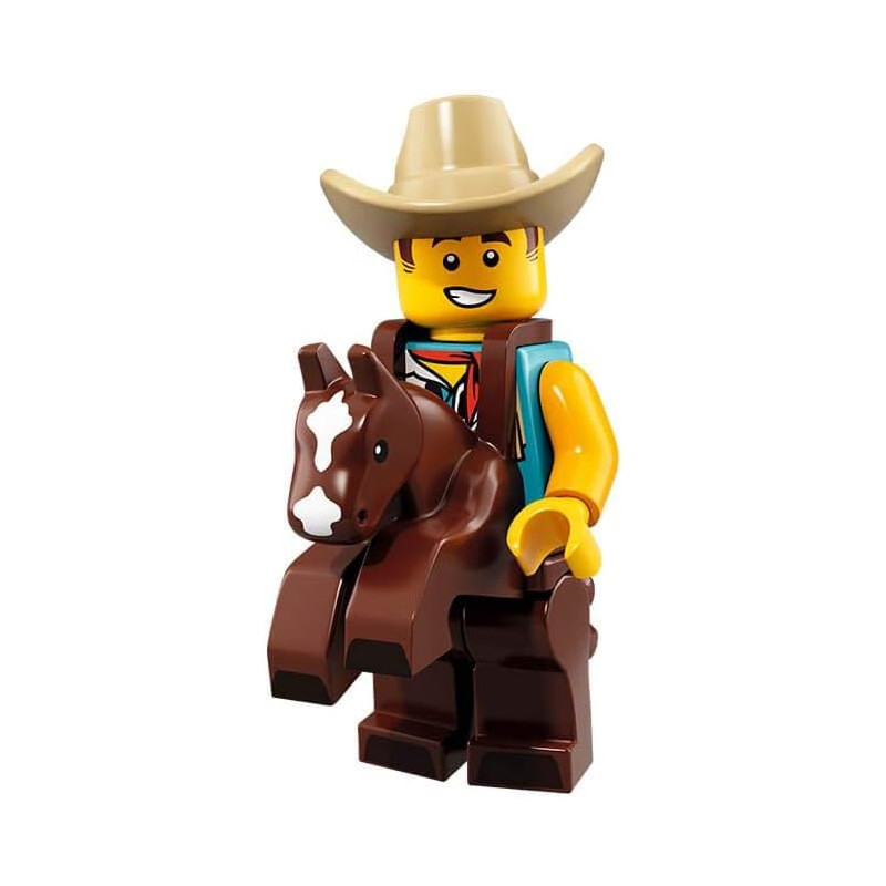 LEGO Series 18 Collectible Party Minifigure - Cowboy Costume Guy - boutique geek - Cadeau Geek