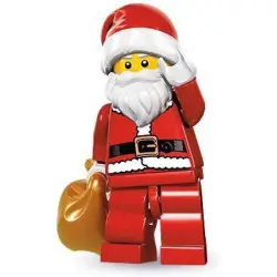 LEGO Series 8 Collectible Minifigure - Santa with Toy Sack by LEGO - boutique geek - Cadeau Geek