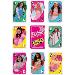 Barbie Le Film - Uno Jeu De Cartes Familial, avec Règle Spéciale « Trop Jouée » - boutique geek - Cadeau Geek