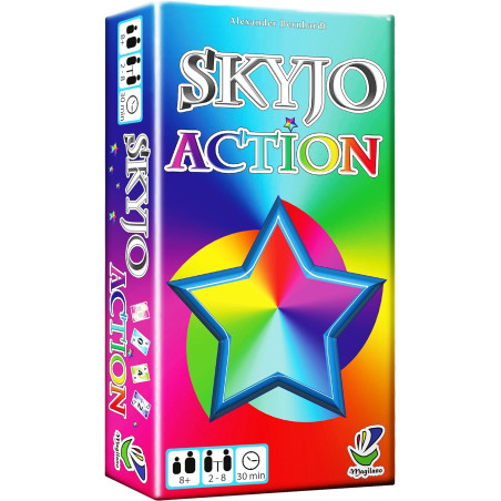 SKYJO Action, de Magilano - Le Jeu de Cartes passionnant pour des soirées de Jeu Amusantes