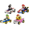 Hot Wheels Mario Kart Mini-véhicules Mario, Luigi, Bowser et Yoshi - boutique geek - Cadeau Geek