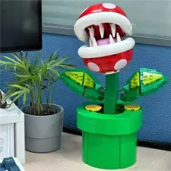 Lego Super Mario Plante Piranha, Figurine Articulée