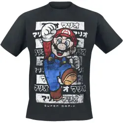 T-Shirt Mario Core Kanto - boutique geek - Cadeau Geek