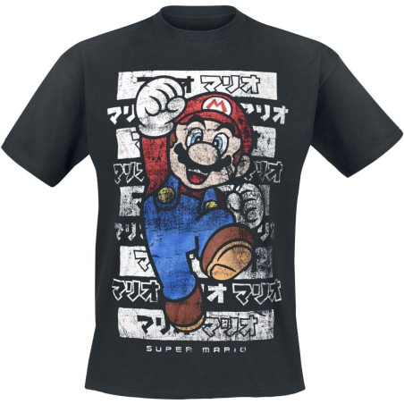 T-Shirt Mario Core Kanto - boutique geek - Cadeau Geek