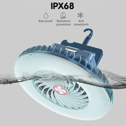 Ventilateur LED de camping
