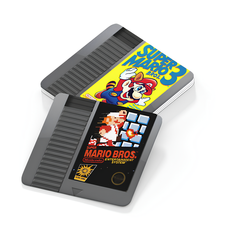 Lot 8 Dessous De Verres Cartouche Nintendo