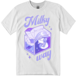 T-Shirt Milky Way Cat