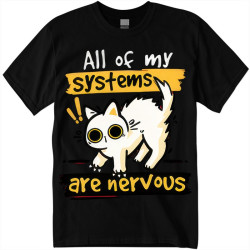 T-Shirt Cat Nervous System
