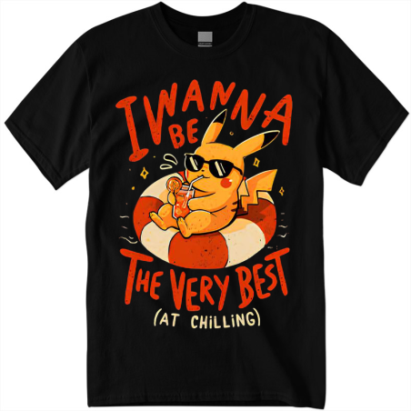 T-Shirt Pikachu Very Best At Chilling