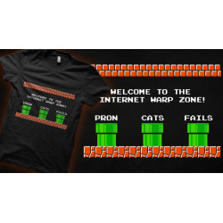 T-Shirt Warp Zone Mario