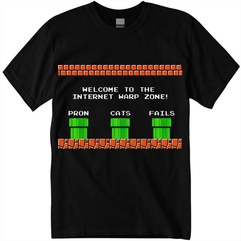 T-Shirt Warp Zone Mario
