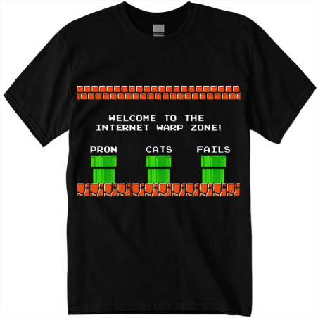 T-Shirt Warp Zone Mario