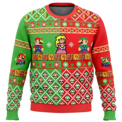 Pull Christmas Mario retro