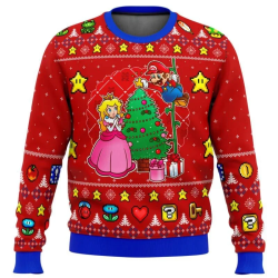Pull Christmas Mario retro