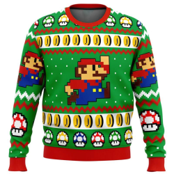 Pull Christmas Mario retro