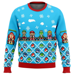 Pull Christmas Mario retro