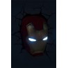 Marvel Comics lampe 3D LED Iron Man Mask