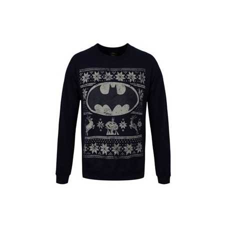 DC Comics Sweater Christmas Jumper Batman Logo