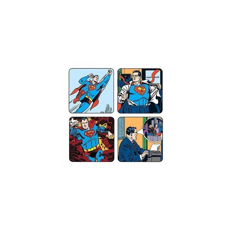 Pack 4 sous-verres superman