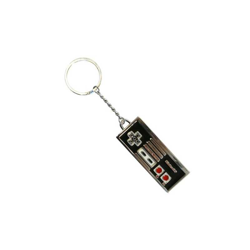 Porte clés métal manette Nintendo 