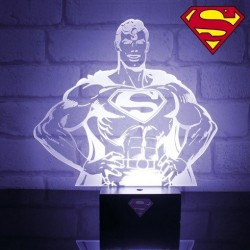 LAMPE BUSTE SUPER-HÉROS SUPERMAN