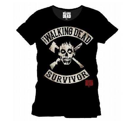 T-Shirt Walking Dead Survivor Black