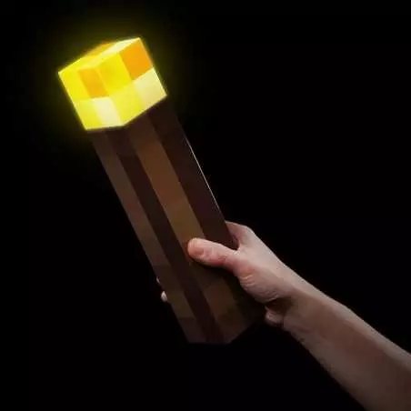 Lampe torche Minecraft - boutique geek - Cadeau Geek