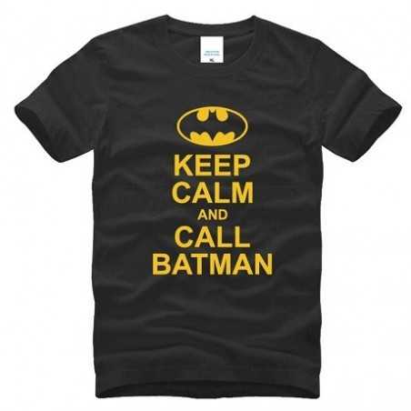 T-Shirt Batman Keep Calm and Call Batman - boutique geek - Cadeau Geek