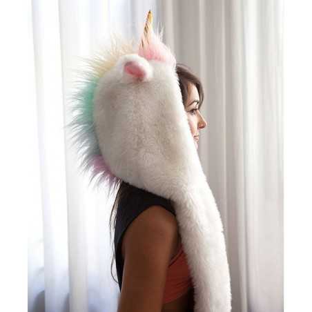 Bonnet et gants licorne - boutique geek - Cadeau Geek