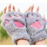Paire de gants coussinets pattes de chats