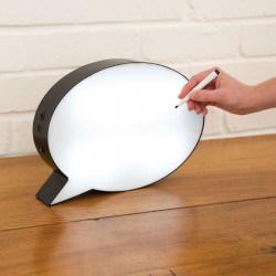 Lampe personnalisable bulle de message