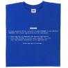 T-shirt écran bleu windows