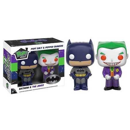 Set salière et poivrière Pop Batman et Joker