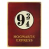 Poster Métal Harry Potter Hogwarts Express