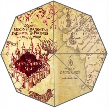 Parapluie maraudeur's Map Harry Potter - boutique geek - Cadeau Geek