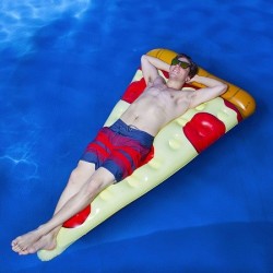 Matelas gonflable piscine pizza