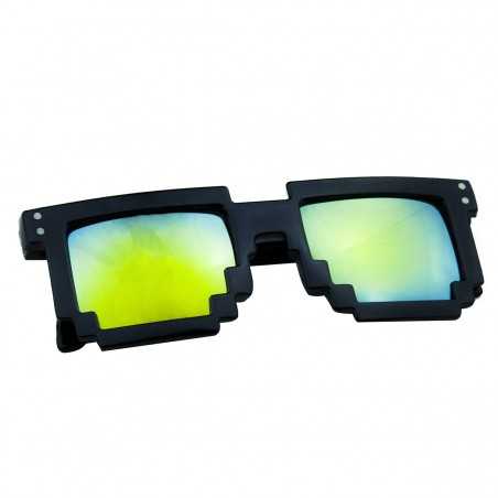 Lunettes de soleil pixels - boutique geek - Cadeau Geek